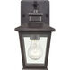 Bellmon 1 Light 10 inch Powder Coated Bronze Outdoor Wall Sconce